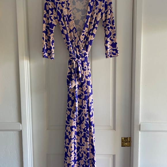 Diane Von Furstenberg Abigail Wrap Maxi Dress - Picture 3 of 7